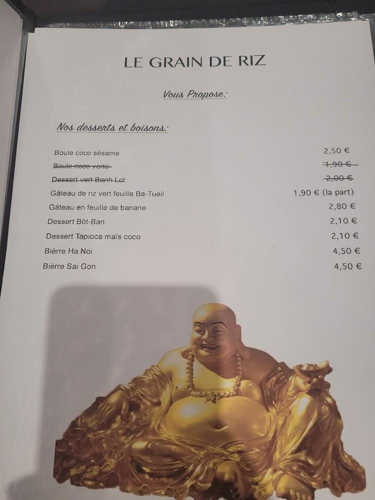 Le Grain de Riz - Menu Image 3